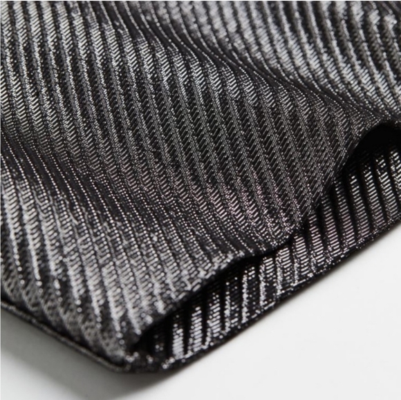 Metallic Silver H&M Mini Skirt - Picture 2 of 2